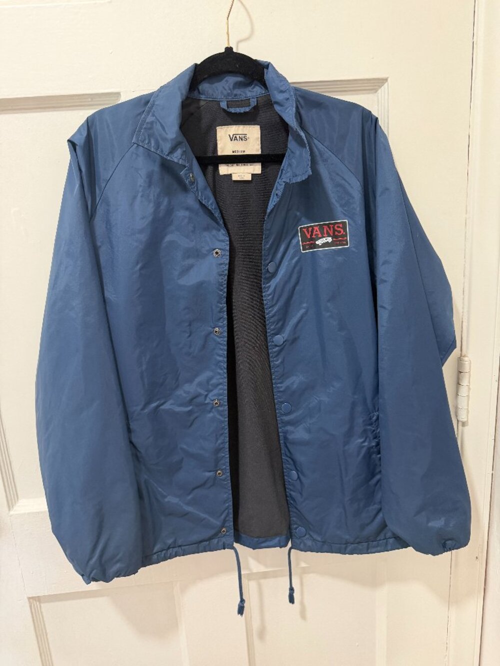 Vans Torrey Blue Coaches Jacket Windbreaker Men’s Medium